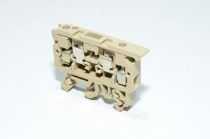 Conta-Clip STK 1 BG 2190.2 4mm² 500V 6.3A beige sulakeriviliitin ruuvikiinnityksellä 5x20mm ja 5x25mm putkisulakkeille